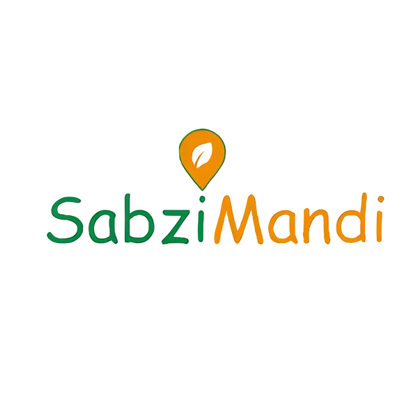 SabziMandi logo with green and orange text on a white background